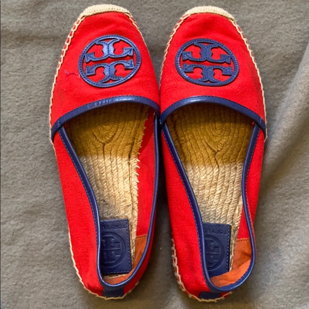Tory Burch Espadrille Flats size 10